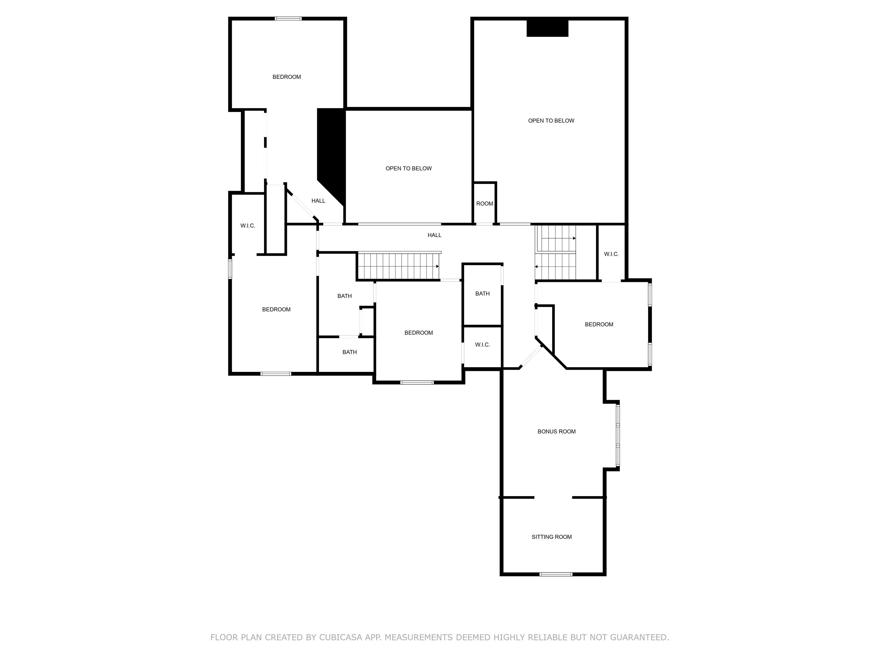 1238 Braystone Trail Collierville, TN 38017 - Photo 39 of 40 Second Level floor plan. Abundance of rooms, walk-in attic access, tons of closets and storage.