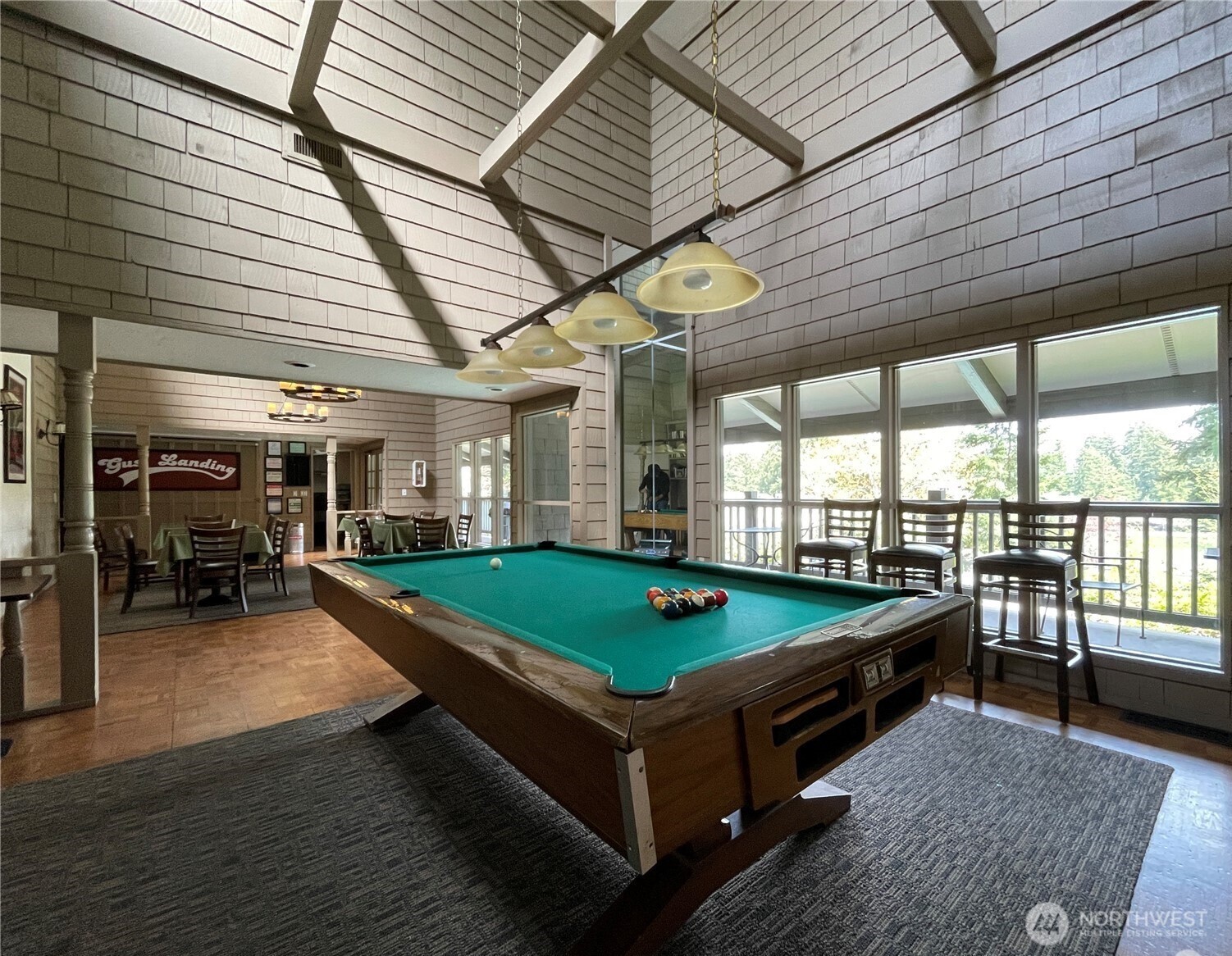 13680 Northeast 69th Street, Unit 656 Redmond, WA 98052 - Photo 26 of 33 a room with pool table and windows