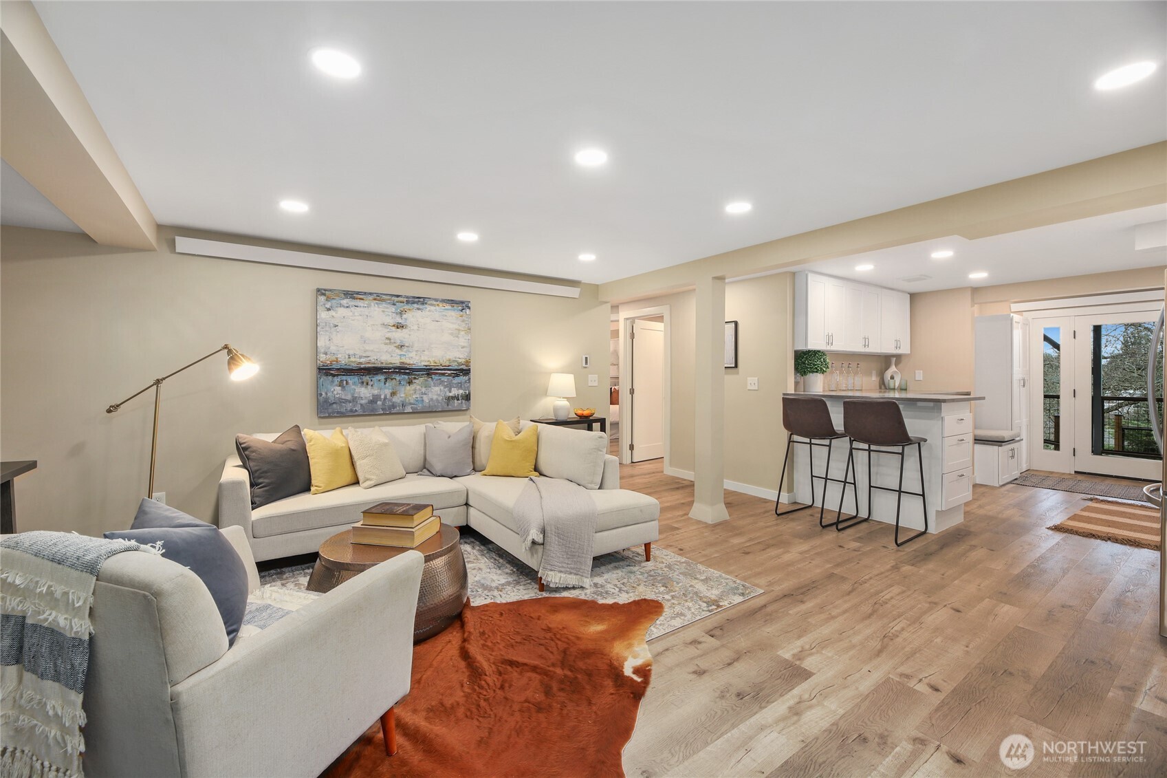 3239 45th Avenue Southwest Seattle, WA 98116 - Photo 26 of 39 a living room with furniture and a large window