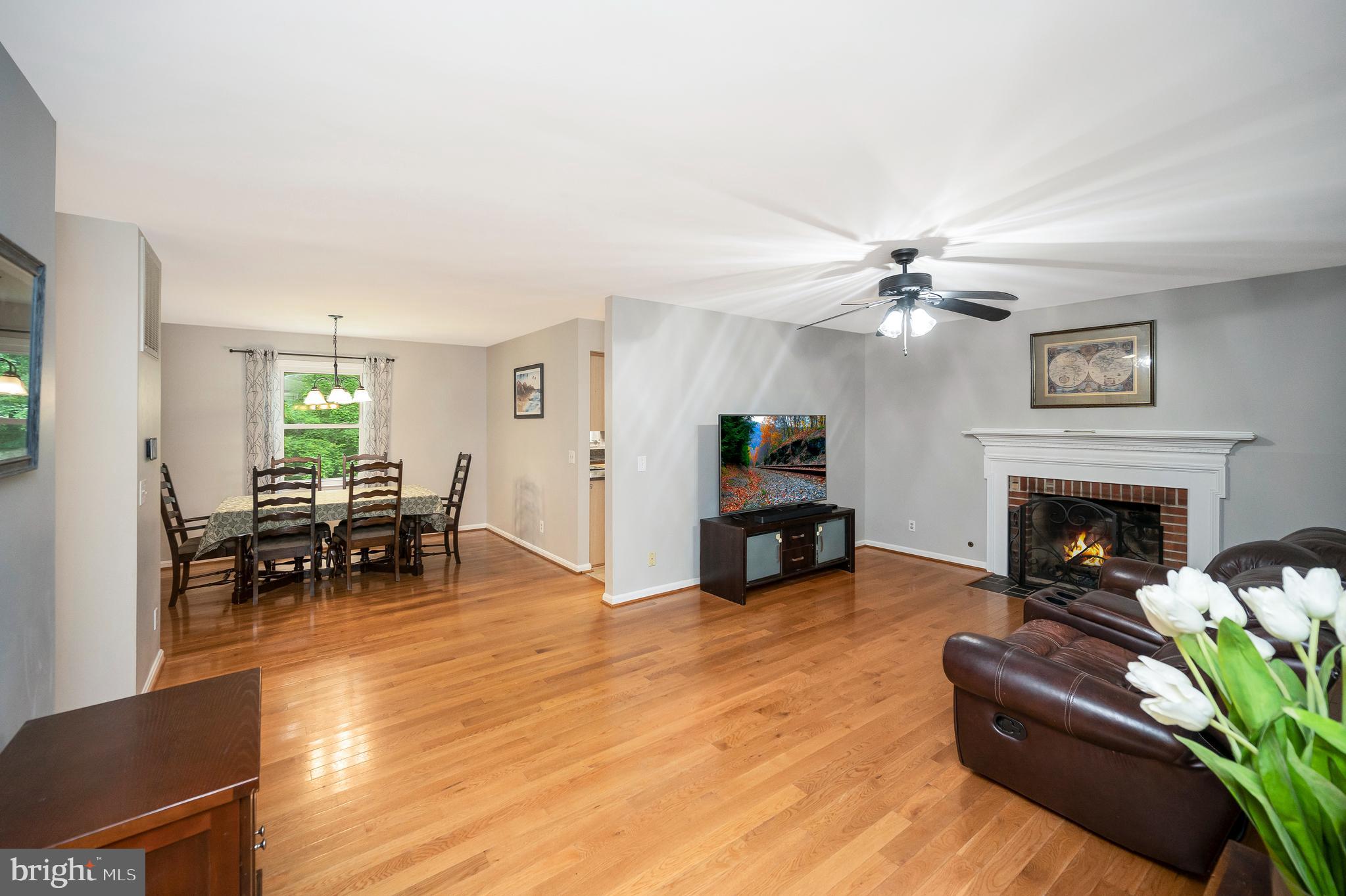 679 Cropp Road Fredericksburg, VA 22406 - Photo 8 of 39 a living room with furniture and a fireplace