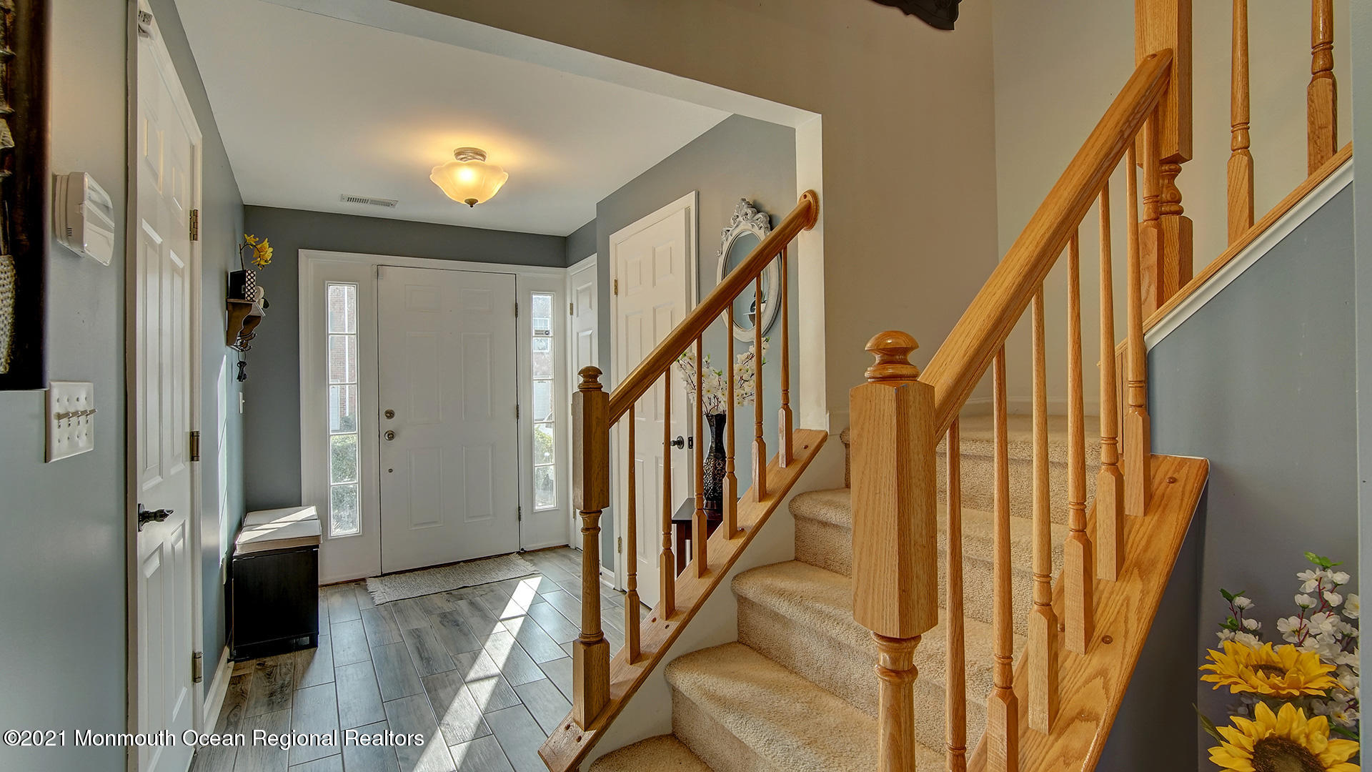 5 Abby Road Farmingdale, NJ 07727 - Photo 3 of 18 a view of an entryway with staircase