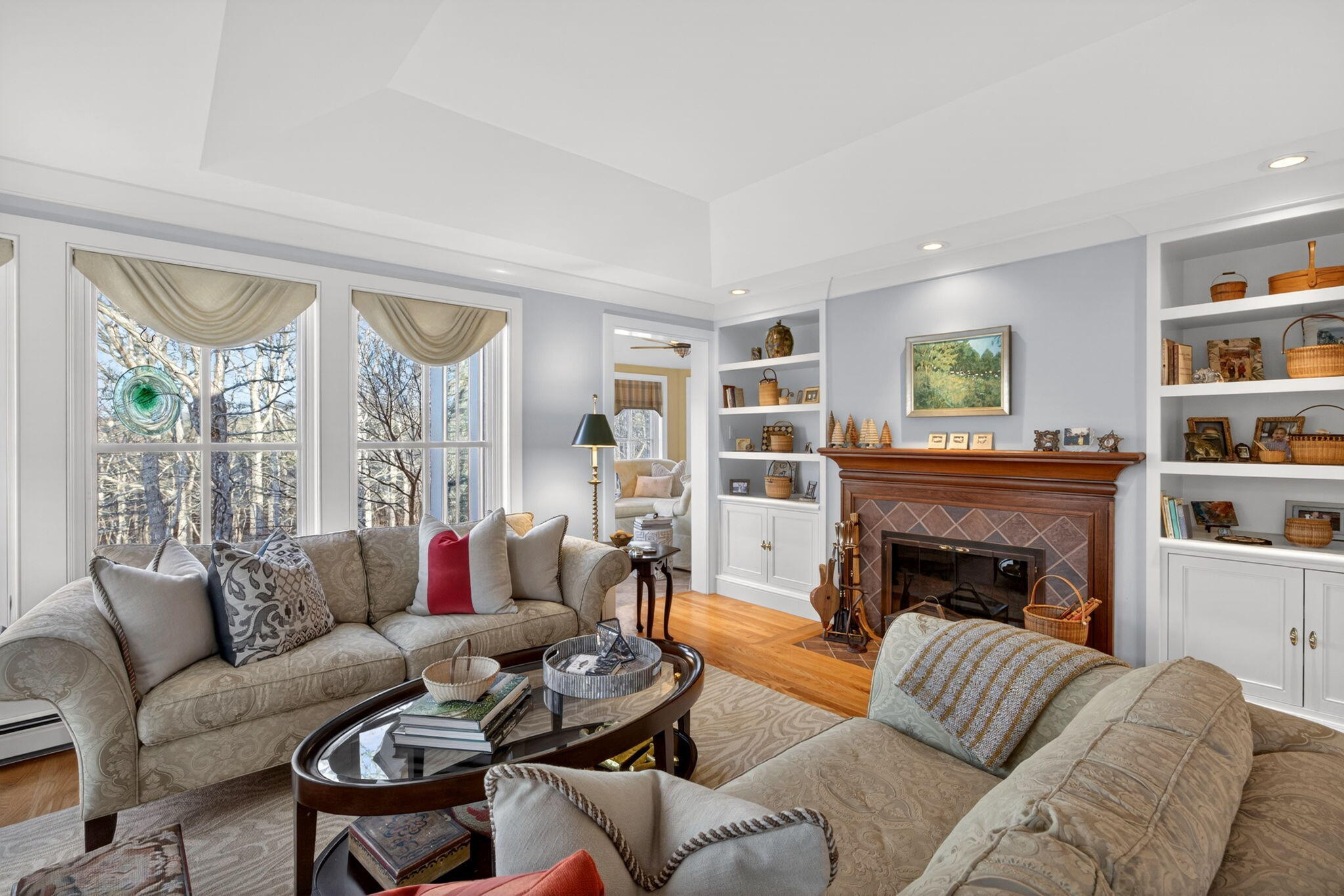 35 Northgate Road North Chatham, MA 02650 - Photo 32 of 75 a living room with furniture fireplace and a large window