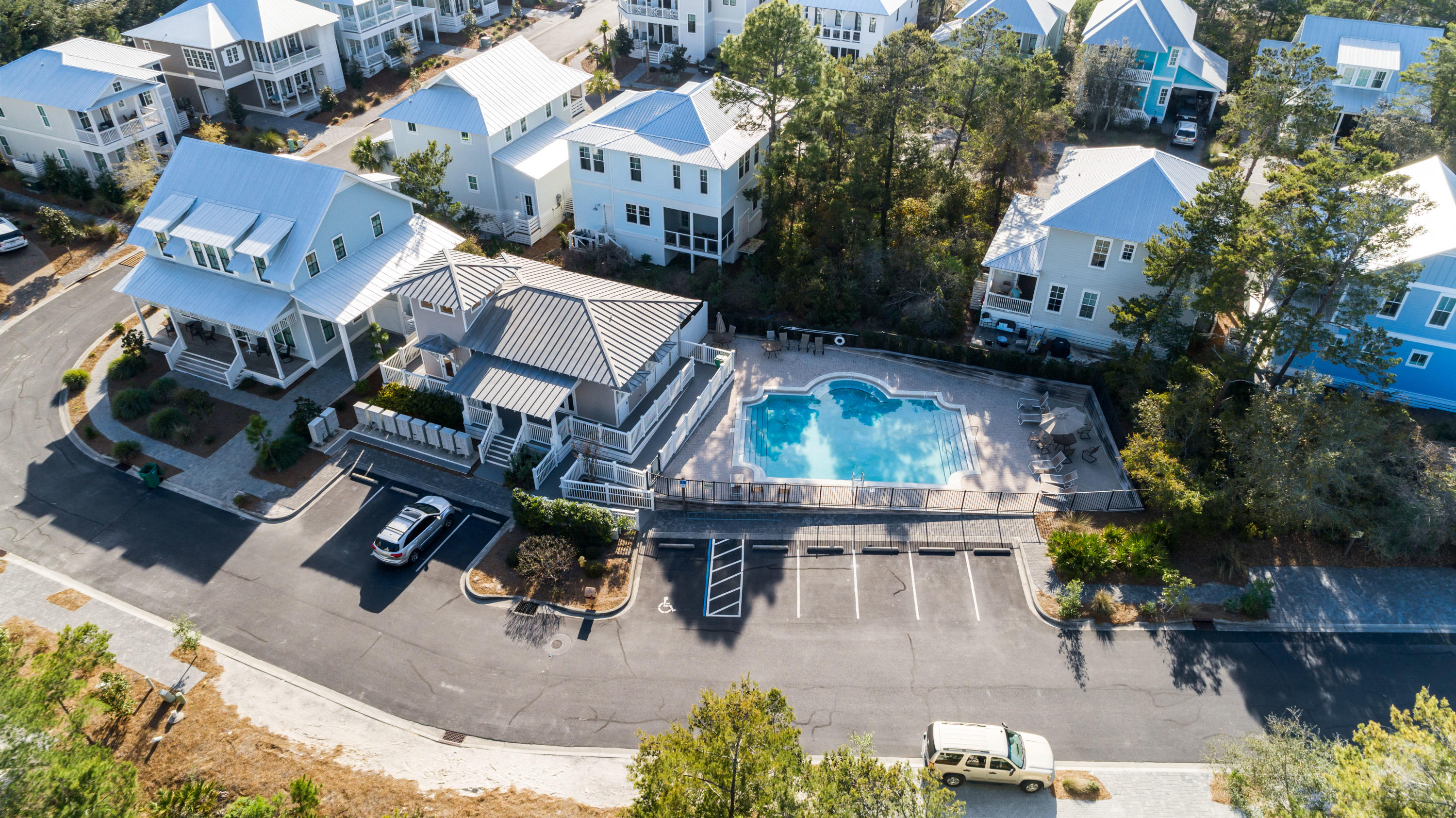Tbd Kristin Court, Unit 1 Santa Rosa Beach, FL 32459 - Photo 3 of 7 an aerial view of multiple houses with yard