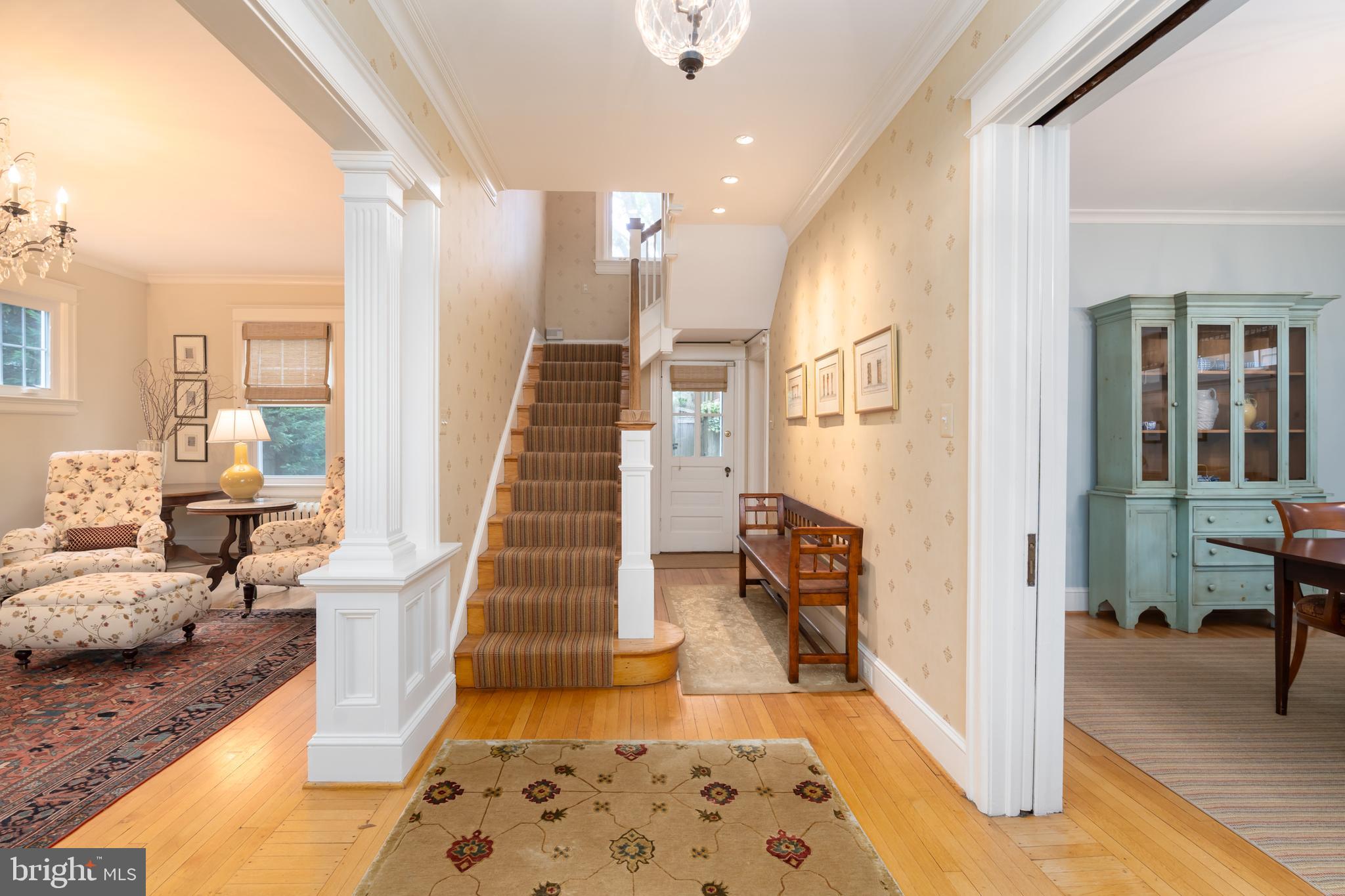 3708 Military Road Northwest Washington, DC 20015 - Photo 4 of 40 Elegant formal through hall