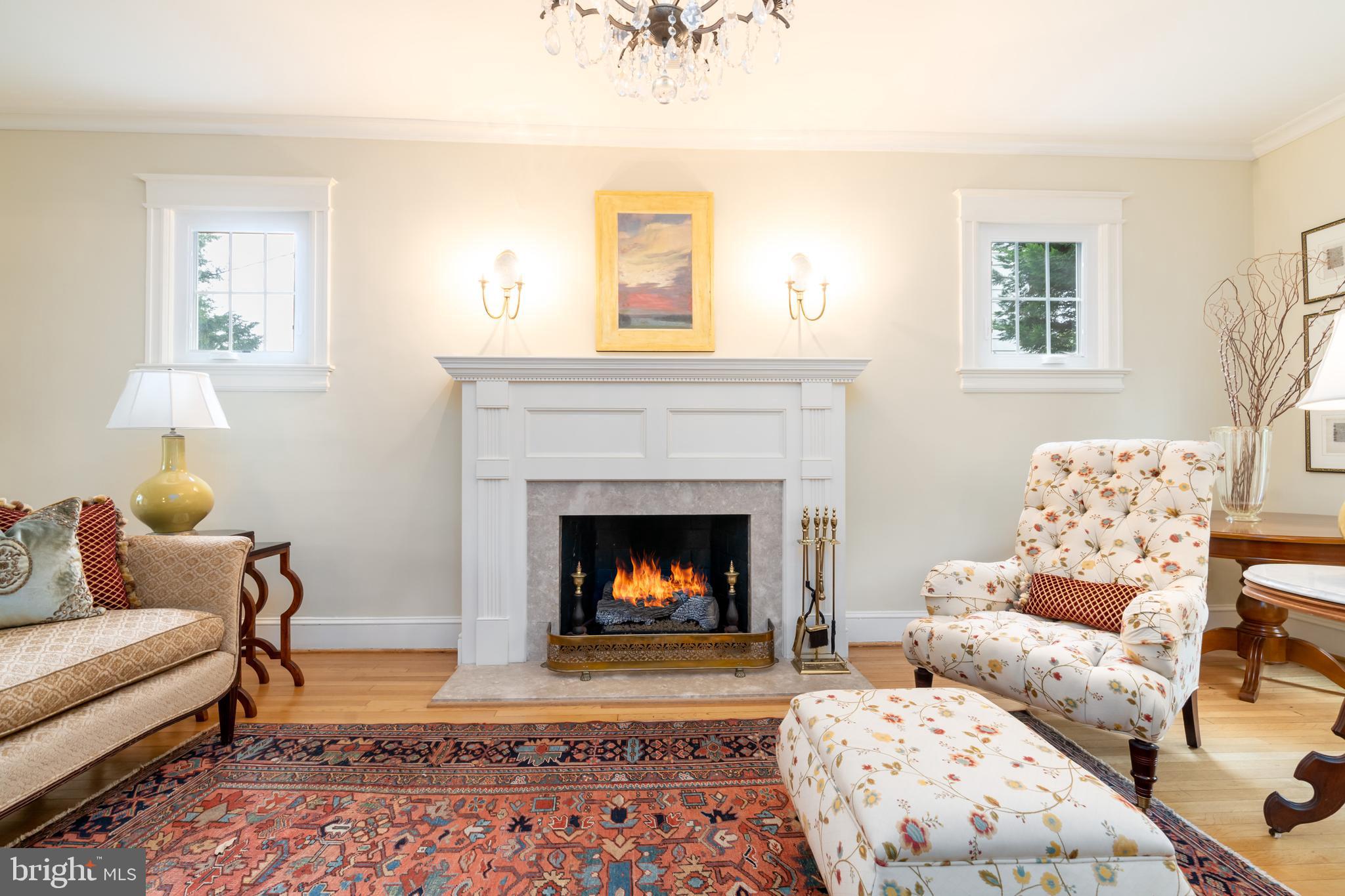 3708 Military Road Northwest Washington, DC 20015 - Photo 8 of 40 working fireplace