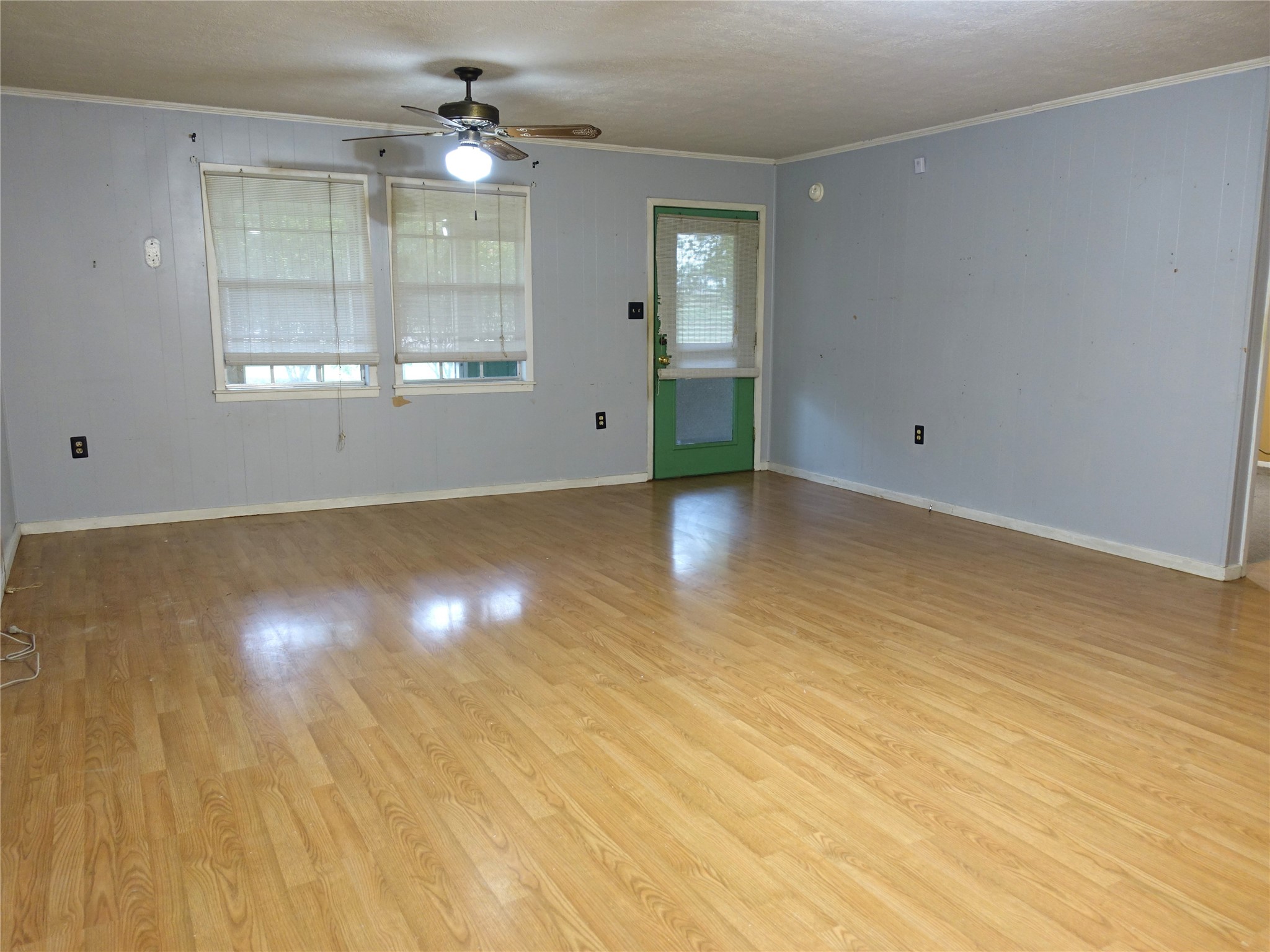 20 Hideaway Trail Coldspring, TX 77331 - Photo 13 of 24 wooden floor in an empty room with a window