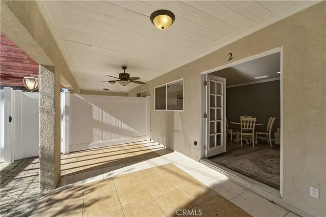 a view of a hallway view with staircase