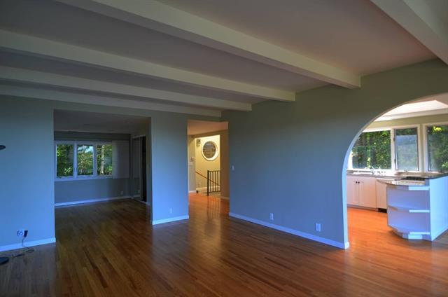 254 Swett Road Woodside, CA 94062 - Photo 5 of 26 a view of empty room with wooden floor and fan