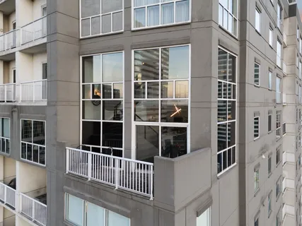 a view of a large building