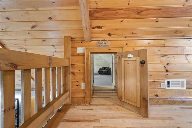 a view of a swimming pool with an outdoor space and seating area