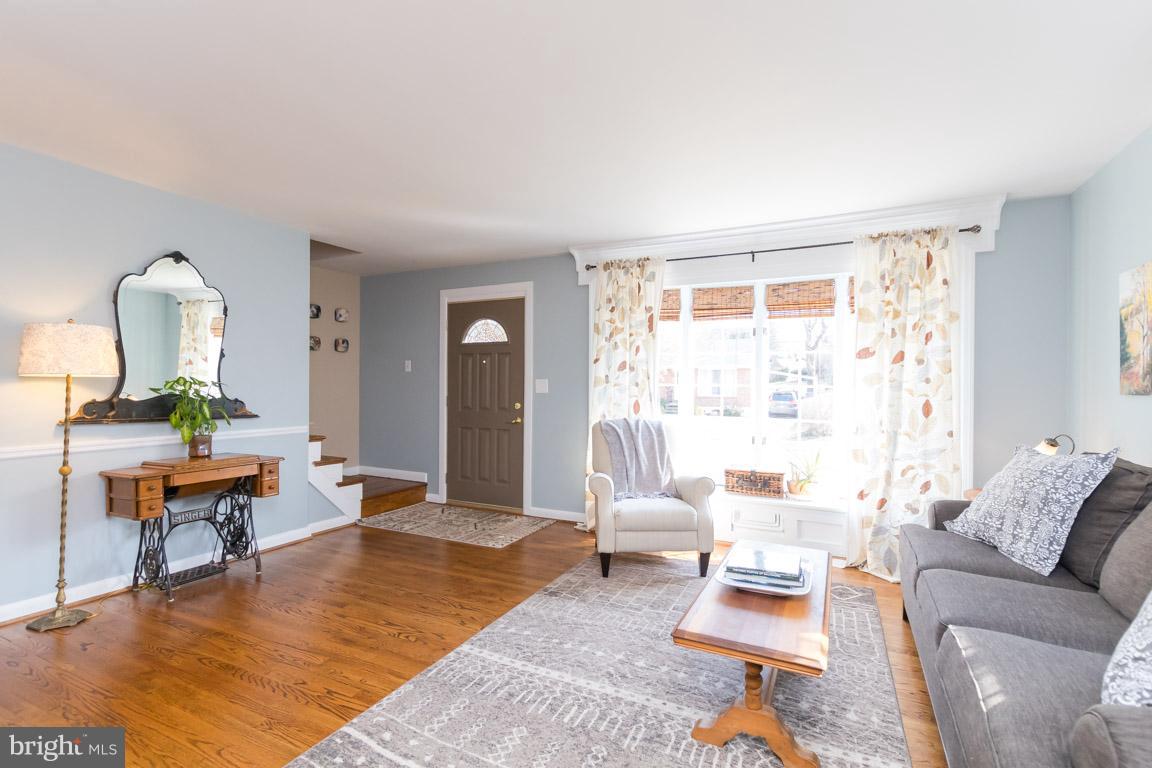 22 Hathaway Road Lutherville-Timonium, MD 21093 - Photo 2 of 30 Beautiful hardwoods and tons of light in the LR!