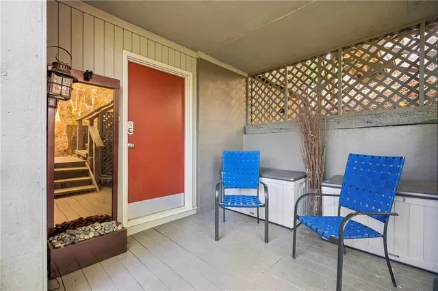 a room with furniture and a window