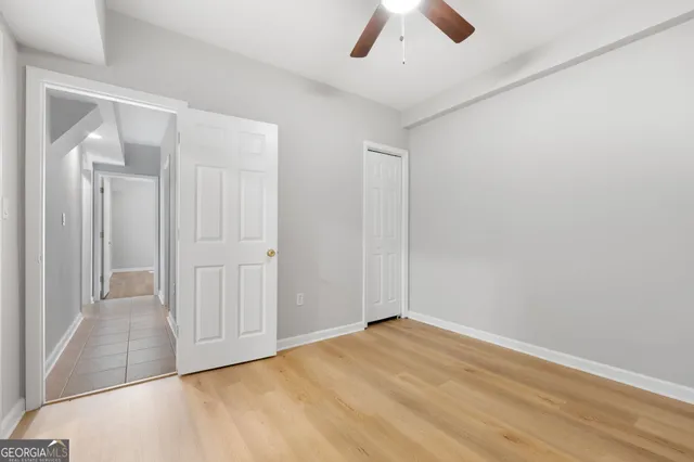 wooden floor in an empty room