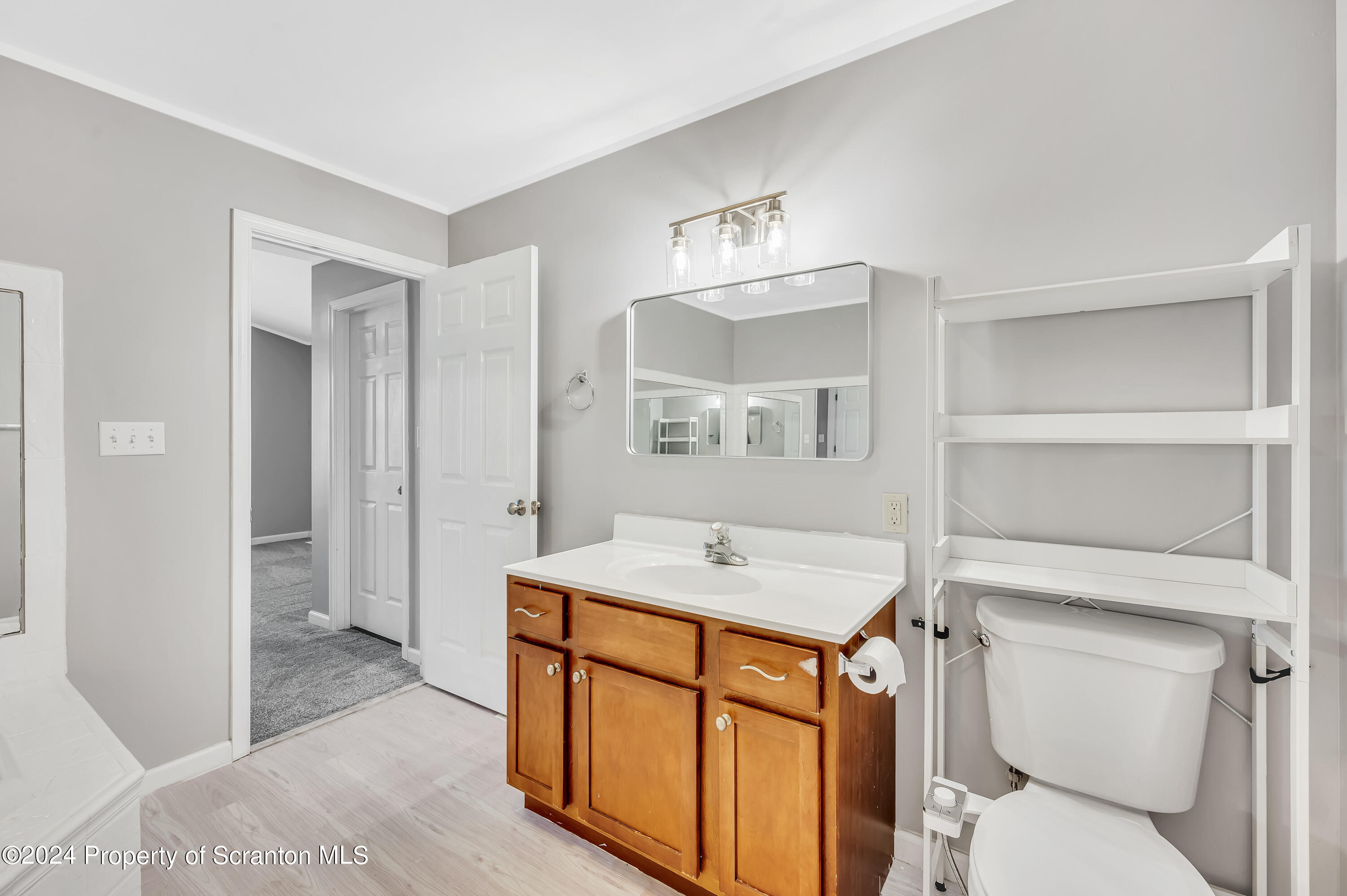 14 Fiore Court Duryea, PA 18642 - Photo 16 of 41 a bathroom with a sink toilet vanity and tub