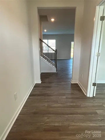 a view of an entryway of a house