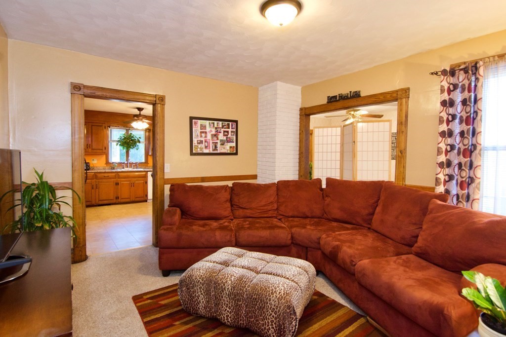 244 Allen Street Springfield, MA 01108 - Photo 15 of 42 a living room with furniture and a potted plant
