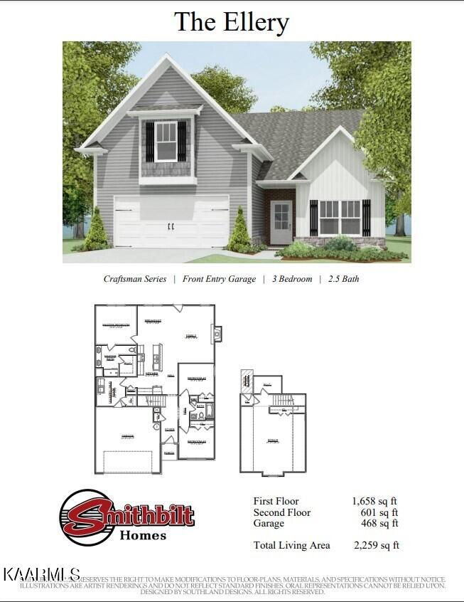104 Chaseberry Road, Unit LOT 13G Oak Ridge, TN 37830 - Photo 3 of 25 Ellery Craftsman Front Entry
