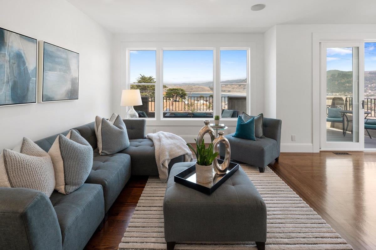 240 Stanley Avenue Pacifica, CA 94044 - Photo 6 of 100 a living room with furniture and a large window