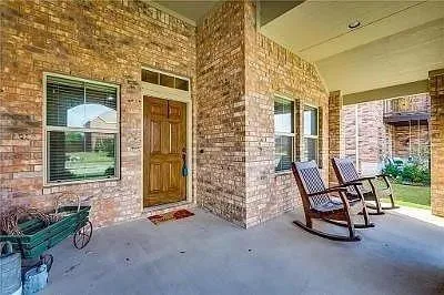 a view of a two chairs in the room