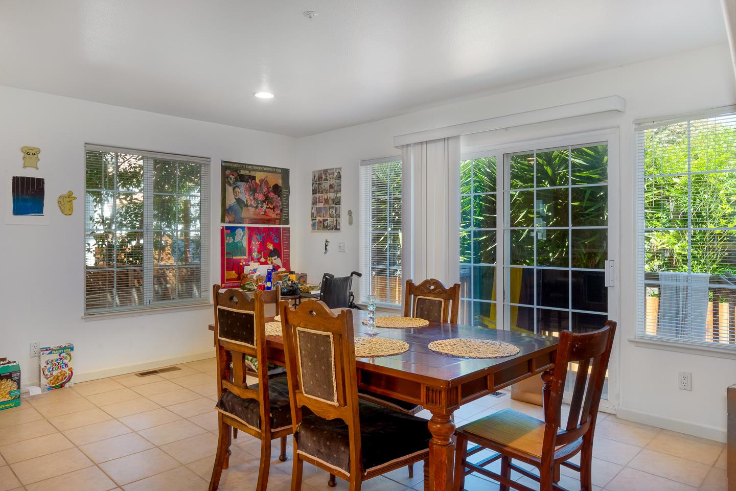 124 Sycamore Street Santa Cruz, CA 95060 - Photo 25 of 40 a view of a dining room with furniture window and outside view