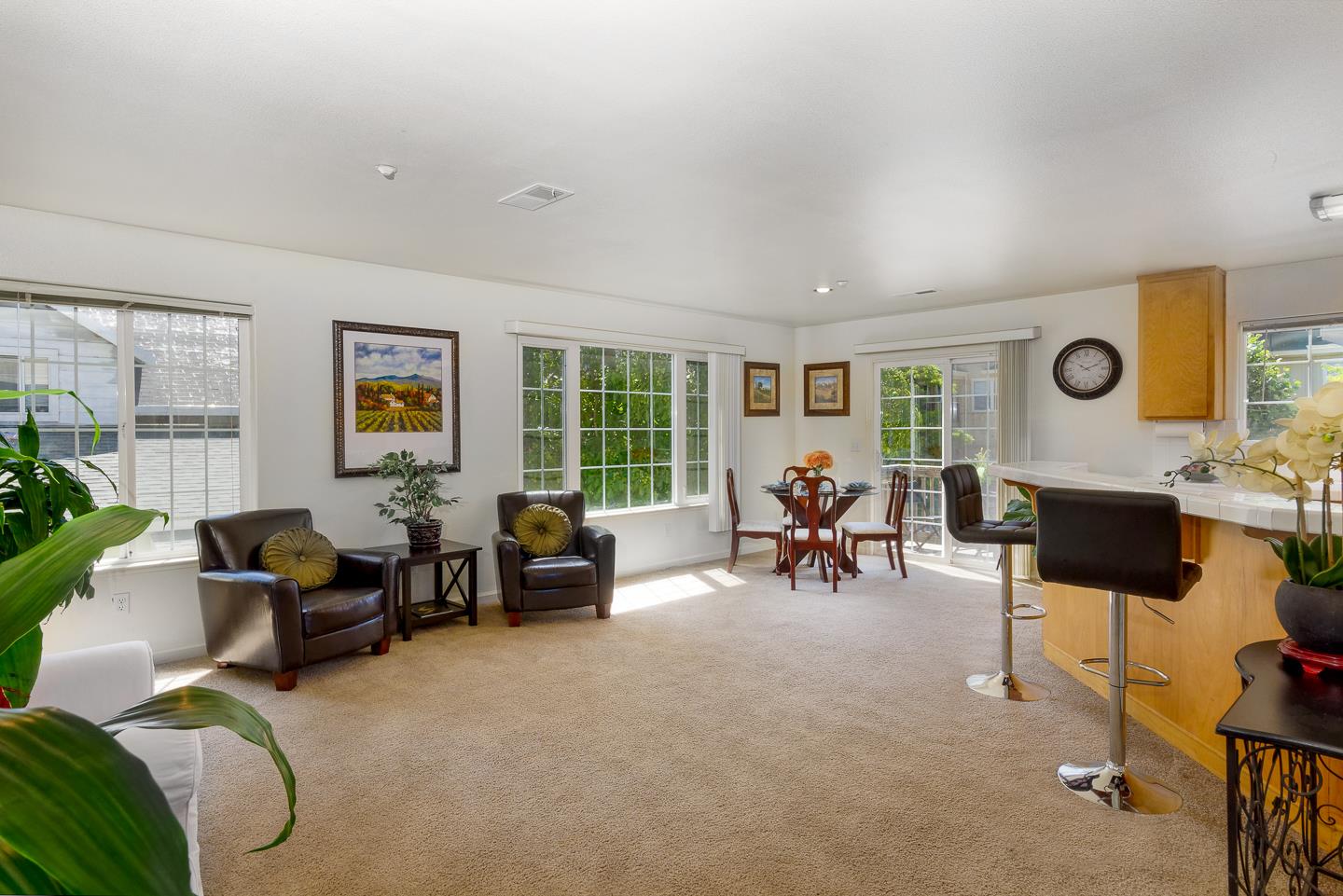 124 Sycamore Street Santa Cruz, CA 95060 - Photo 8 of 40 a living room with furniture and a large window
