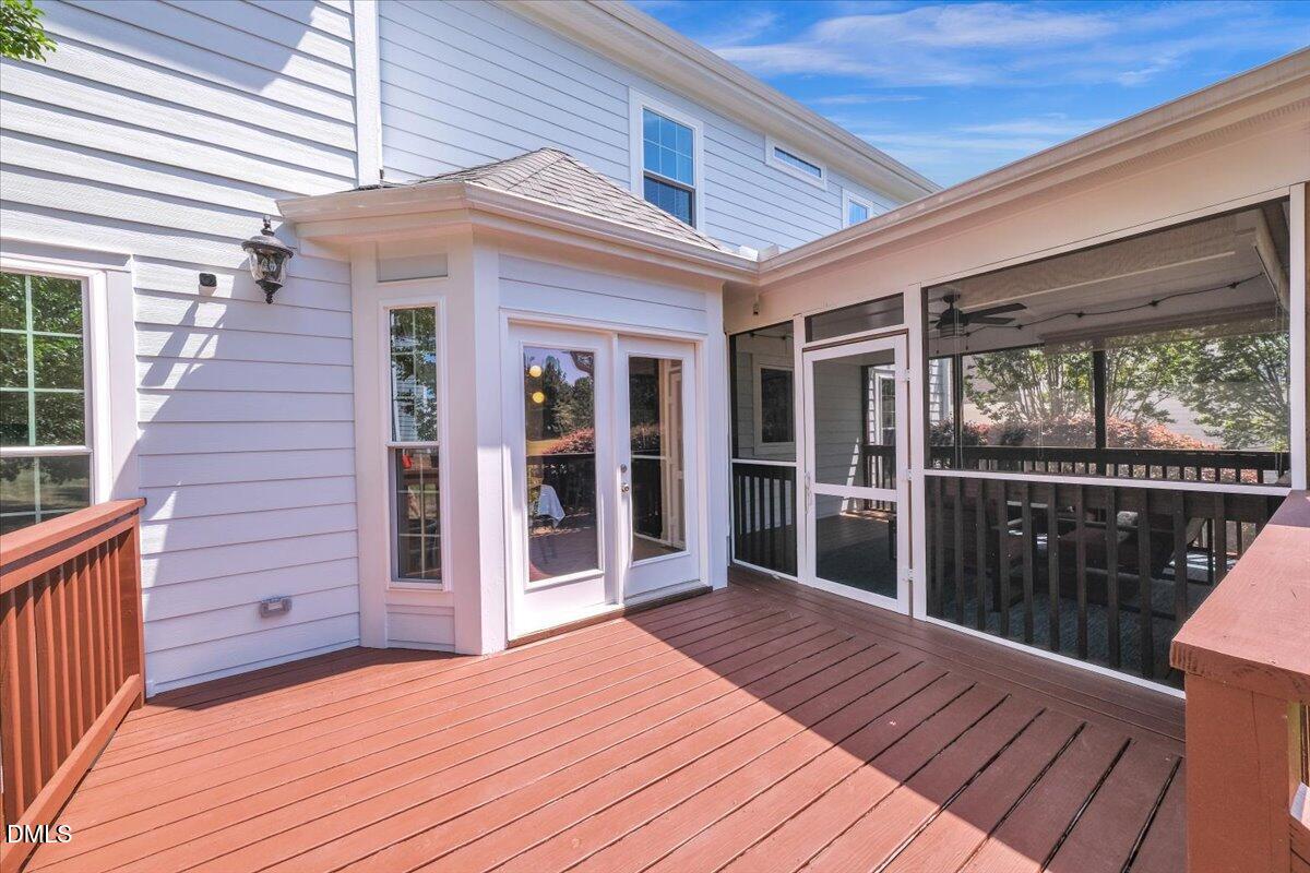 2908 Oak Bridge Drive Raleigh, NC 27610 - Photo 37 of 47 a view of a house with a porch