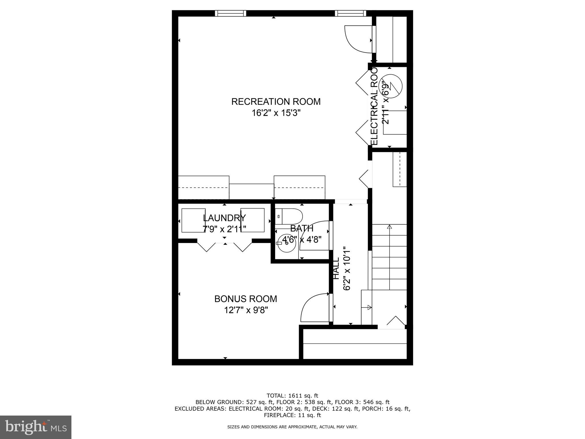 7396 Stream Way Springfield, VA 22152 - Photo 42 of 45 Lower Level