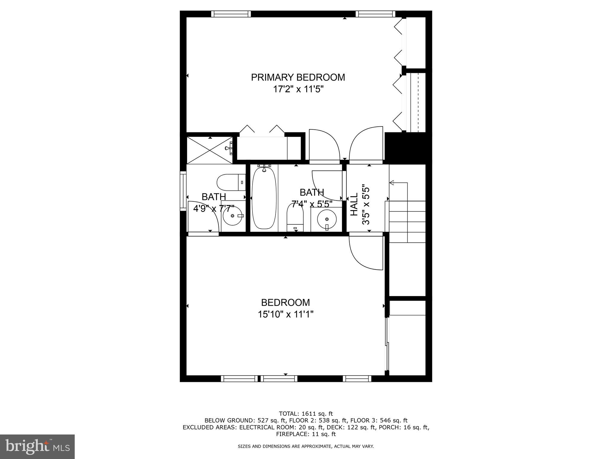 7396 Stream Way Springfield, VA 22152 - Photo 44 of 45 Upper Level
