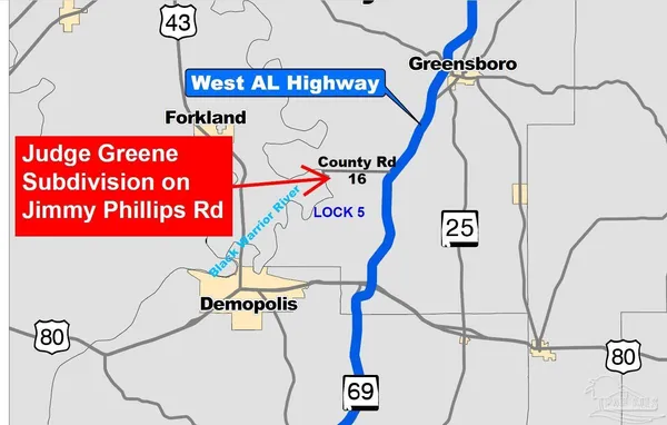 $54,900 | Lot 21 Judge Greene Place, Unit 1637, Greensboro, AL 36744