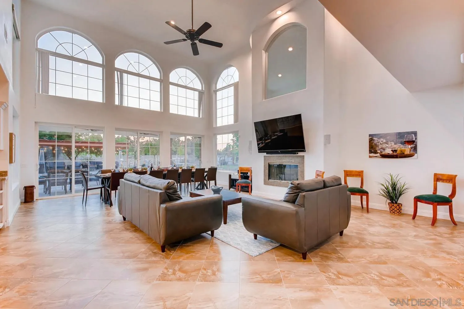 39575 Ave Ascencion Temecula, CA 92592 - Photo 11 of 68 a living room with furniture and a flat screen tv