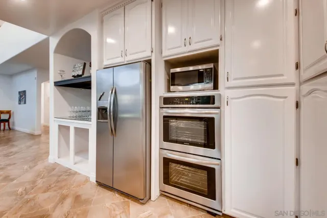 a close view of closet