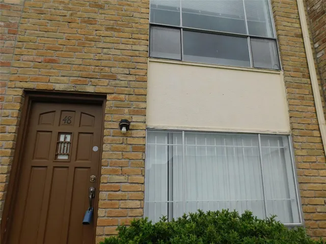 a view of front door of house