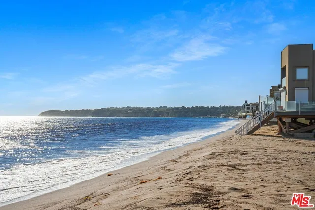 a view of beach and ocean