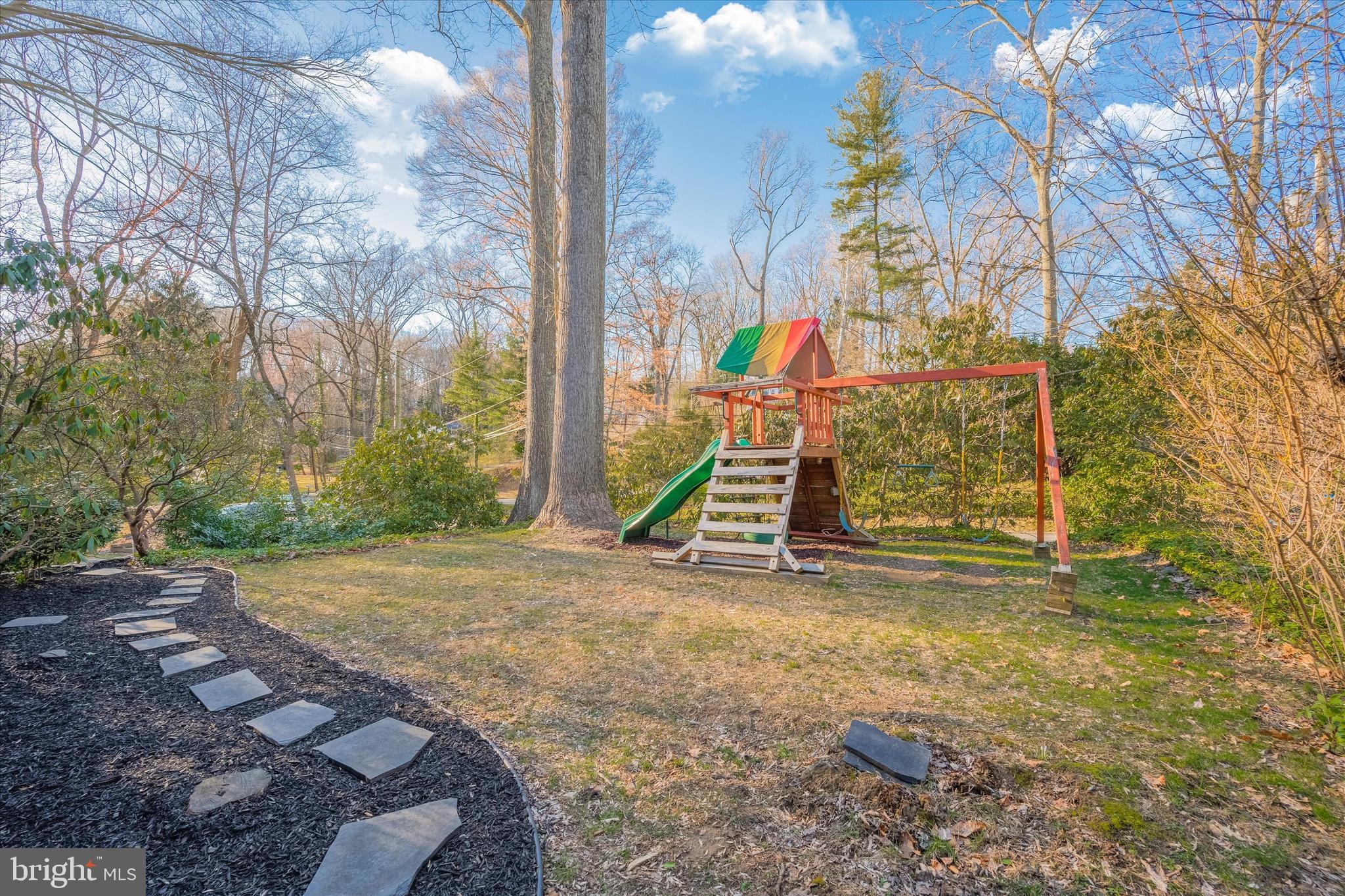 700 Pine Ridge Road Media, PA 19063 - Photo 35 of 37 Front yard with play set