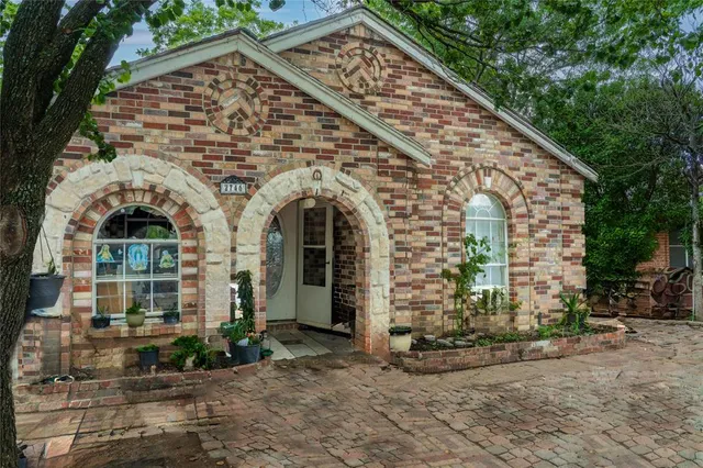 a view of front door