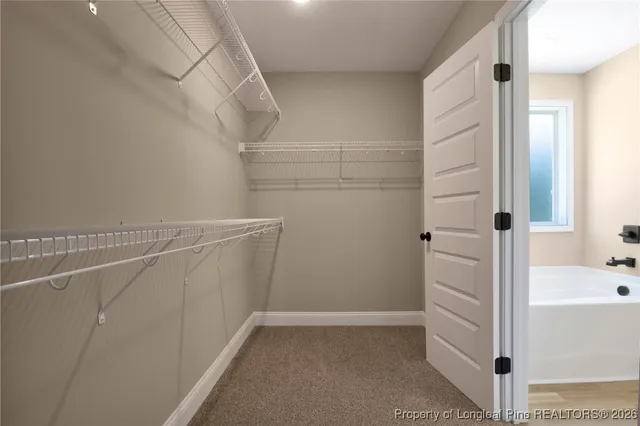 a view of walk in closet