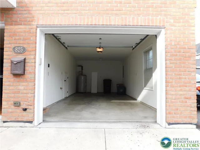 a view of a hallway with entryway