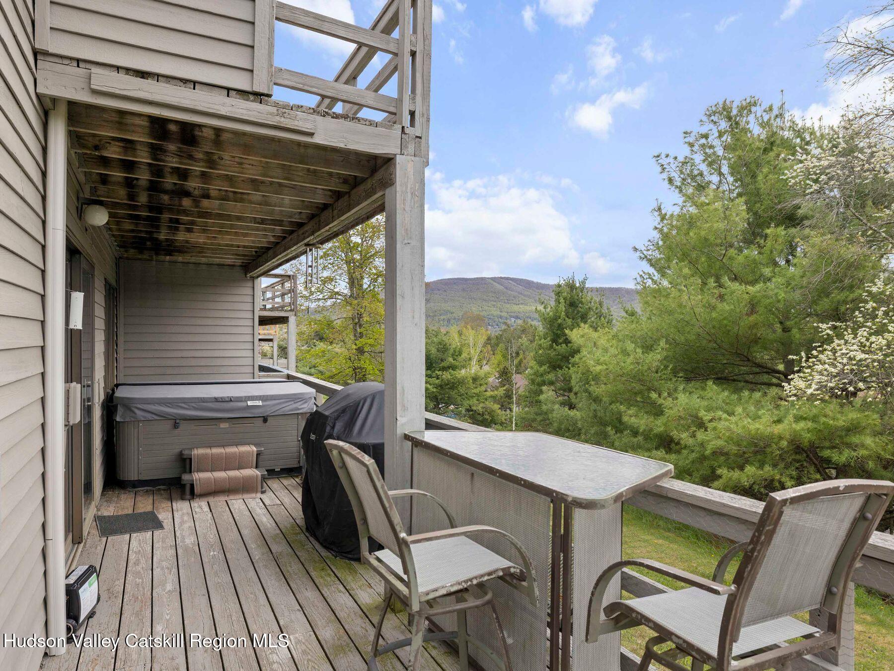 55 Windham Ridge Road, Unit 15H Windham, NY 12496 - Photo 23 of 34 a view of balcony with patio