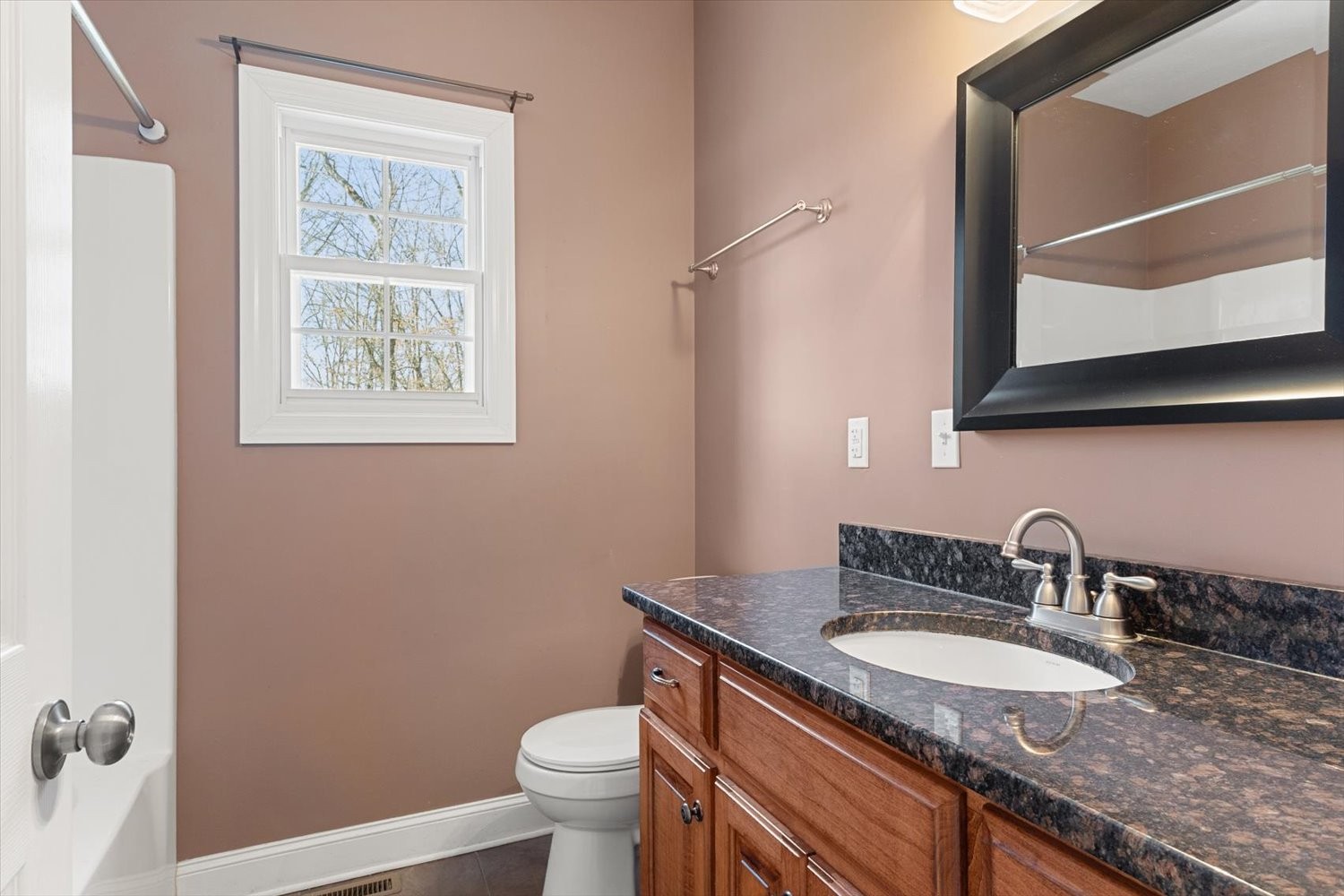31 Chickory Lane Monteagle, TN 37356 - Photo 31 of 53 a bathroom with a granite countertop sink and a toilet