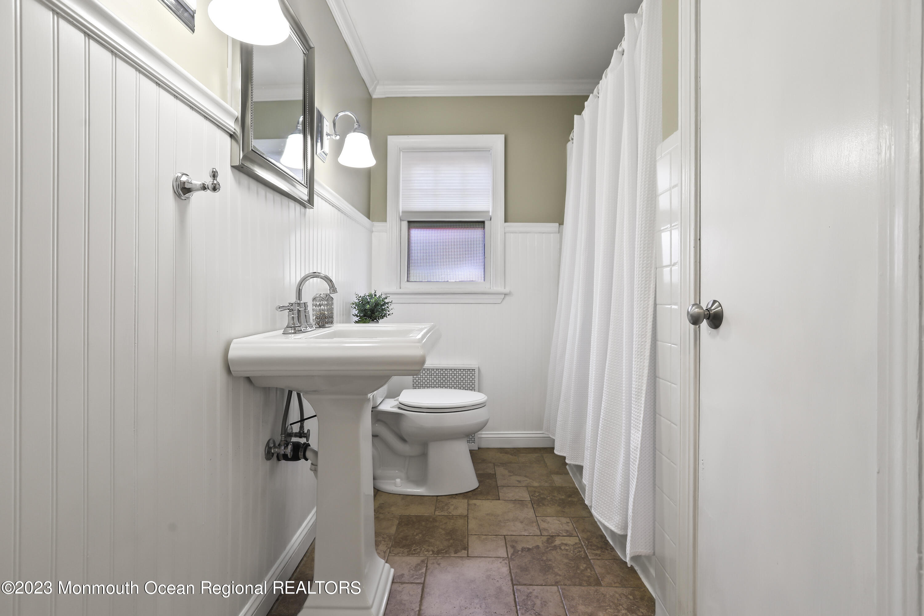 7 Burtina Place Keyport, NJ 07735 - Photo 15 of 29 a bathroom with a sink toilet and a mirror