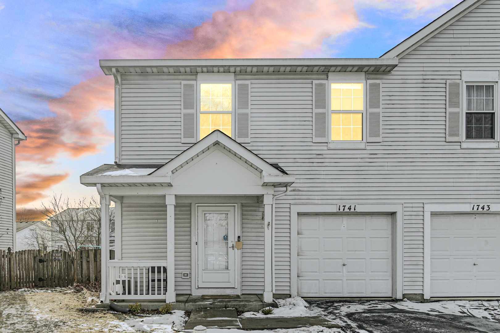 1741 Raleigh Trail Romeoville, IL 60446 - Photo 1 of 20 a front view of a house with a garage