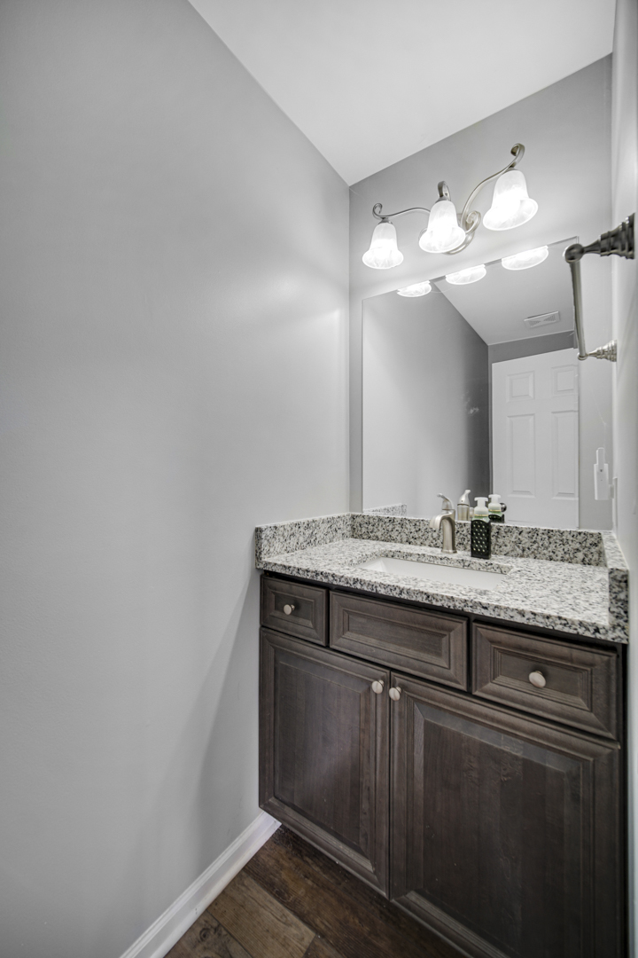 1741 Raleigh Trail Romeoville, IL 60446 - Photo 15 of 20 a bathroom with a sink and a mirror