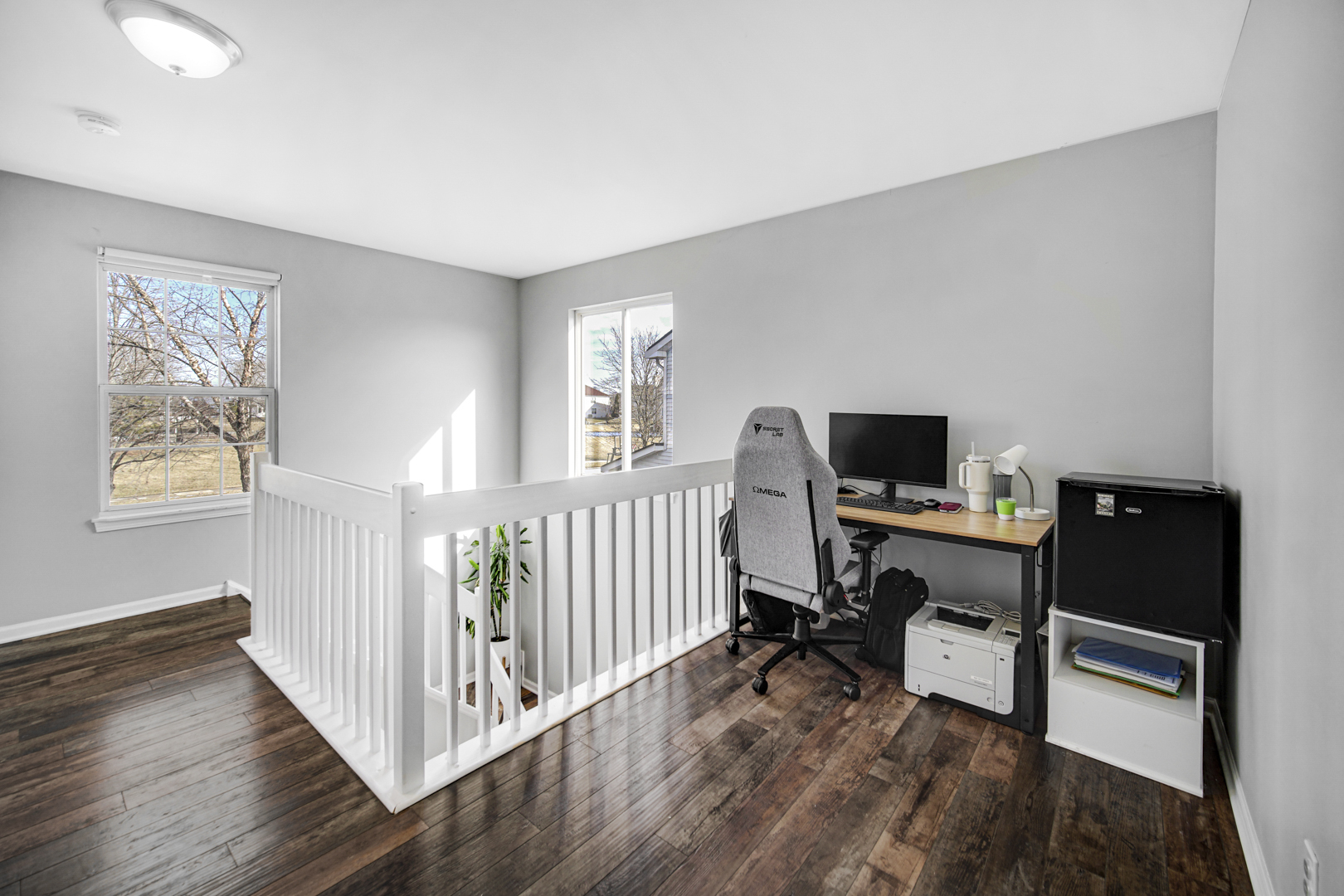 1741 Raleigh Trail Romeoville, IL 60446 - Photo 19 of 20 a view of a workspace with furniture and a window
