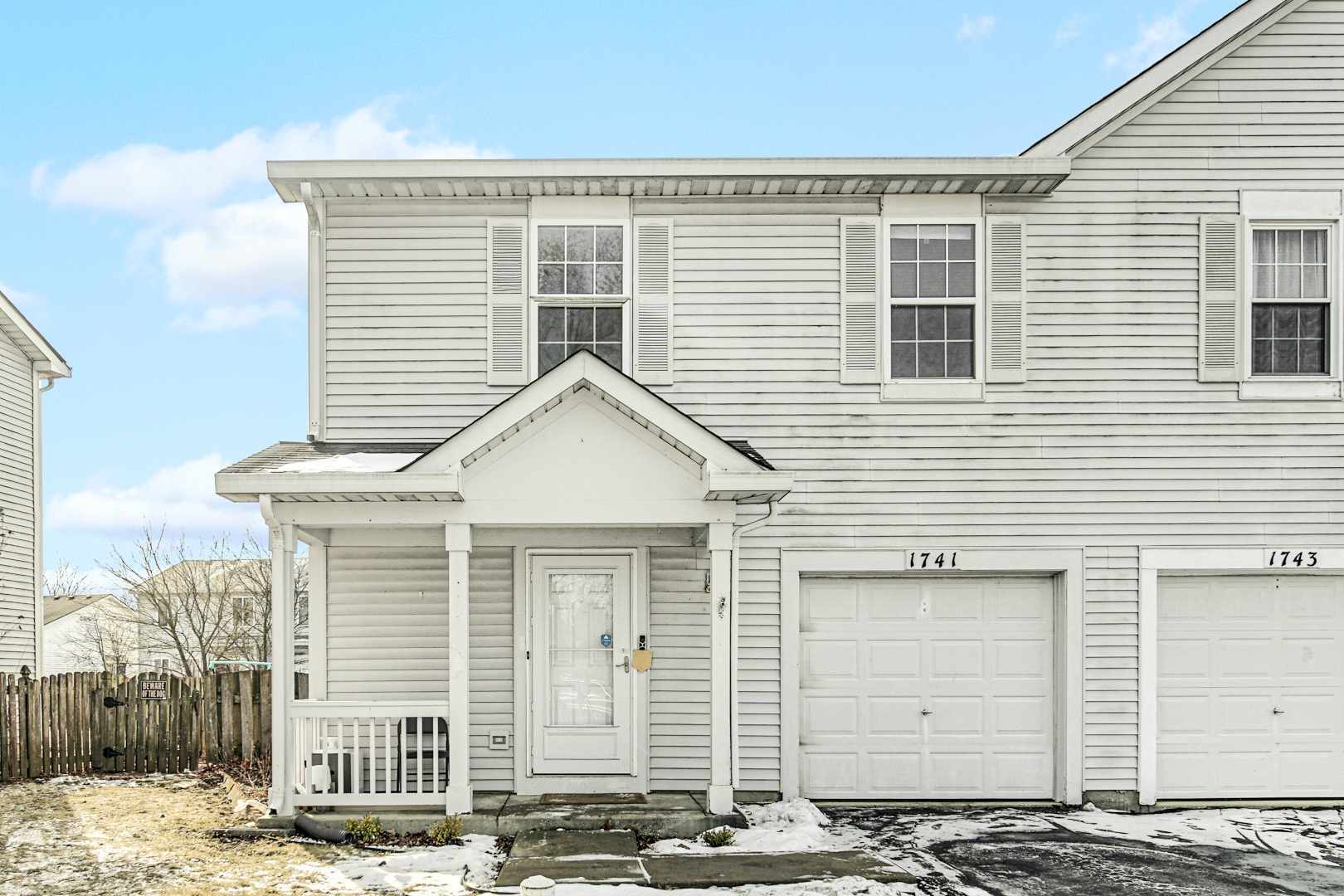 1741 Raleigh Trail Romeoville, IL 60446 - Photo 2 of 20 a front view of a house with a yard