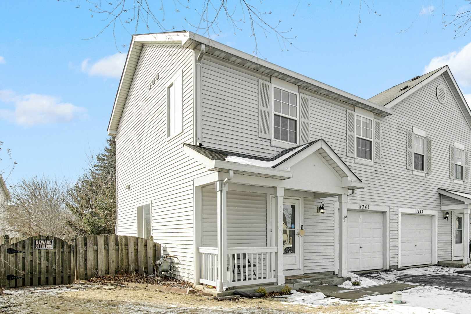 1741 Raleigh Trail Romeoville, IL 60446 - Photo 3 of 20 a view of a house with wooden fence