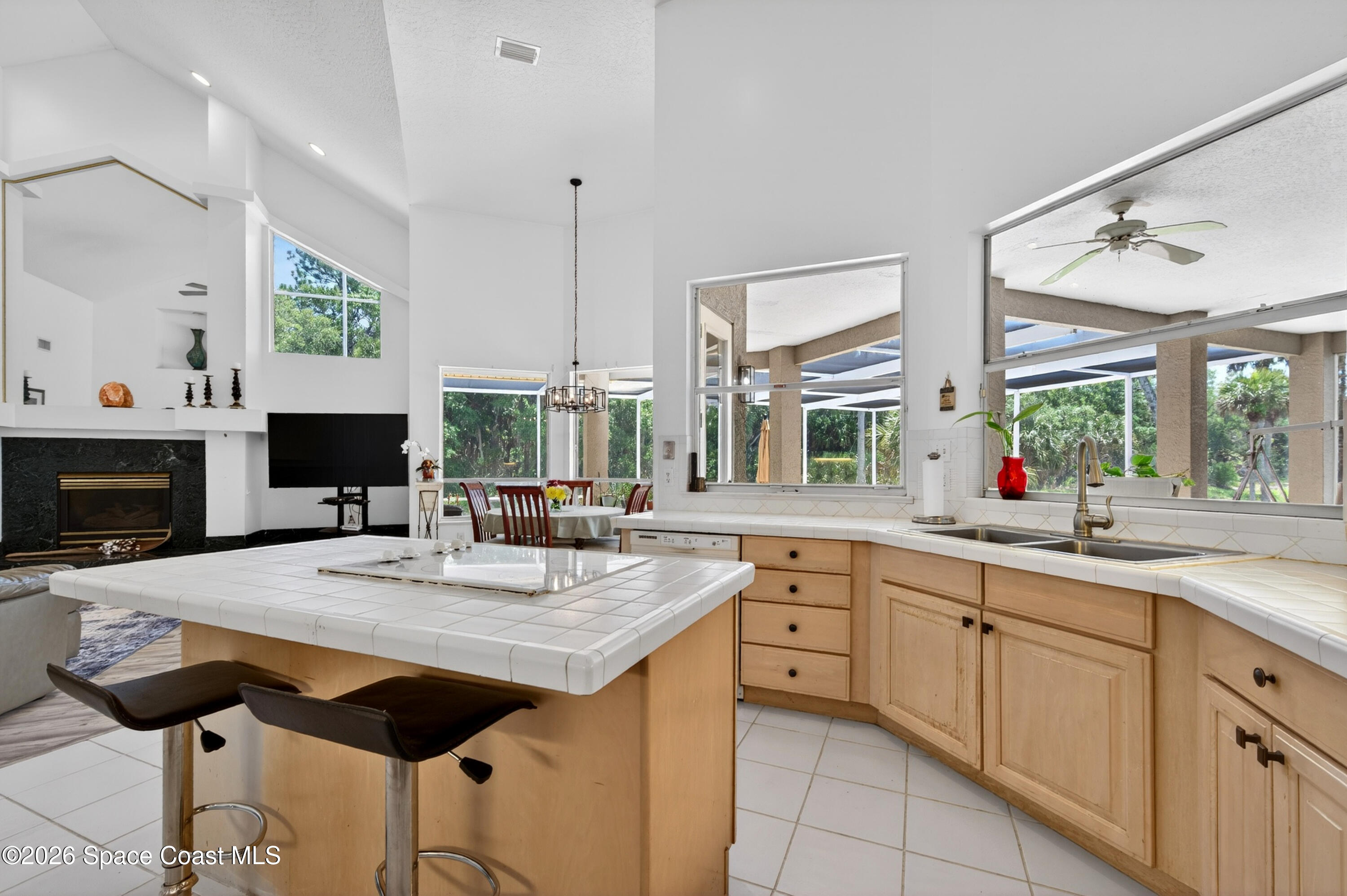 900 Bluegrass Lane Rockledge, FL 32955 - Photo 25 of 73 View of the Lanai from the Kitchen