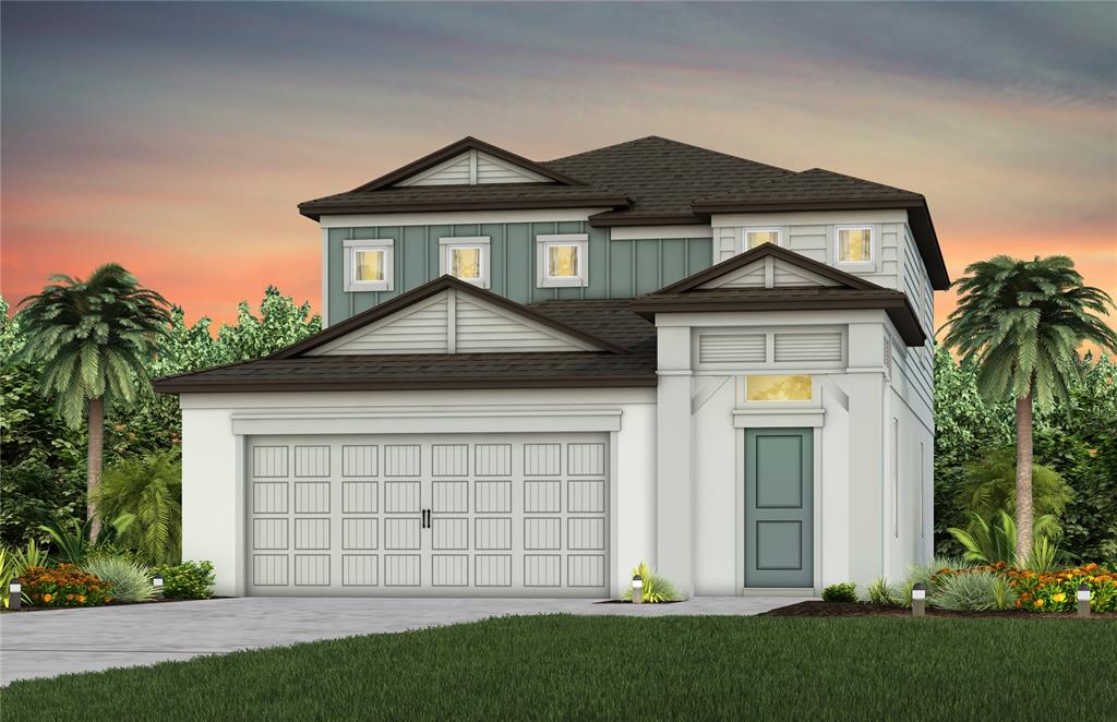 6283 Broad Fld Avenue Apollo Beach, FL 33572 - Photo 1 of 24 a front view of a house with a yard
