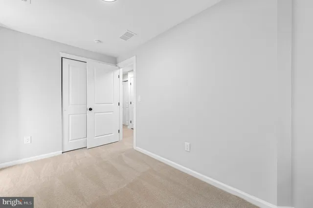 a view of an empty room