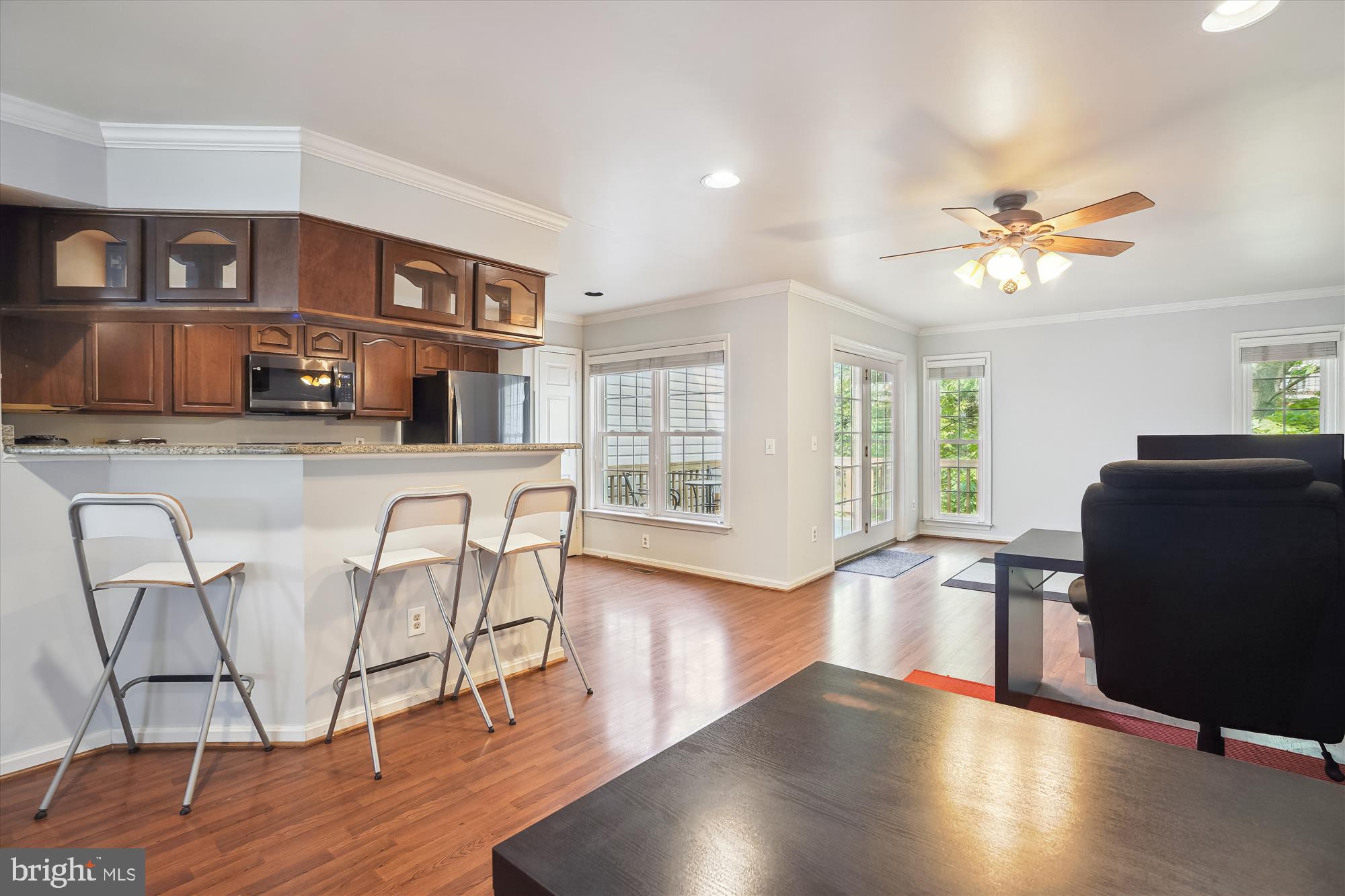 20944 Sandstone Square Sterling, VA 20165 - Photo 8 of 26 Kitchen and living room