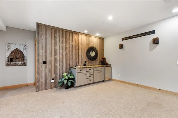 a view of a storage & utility room